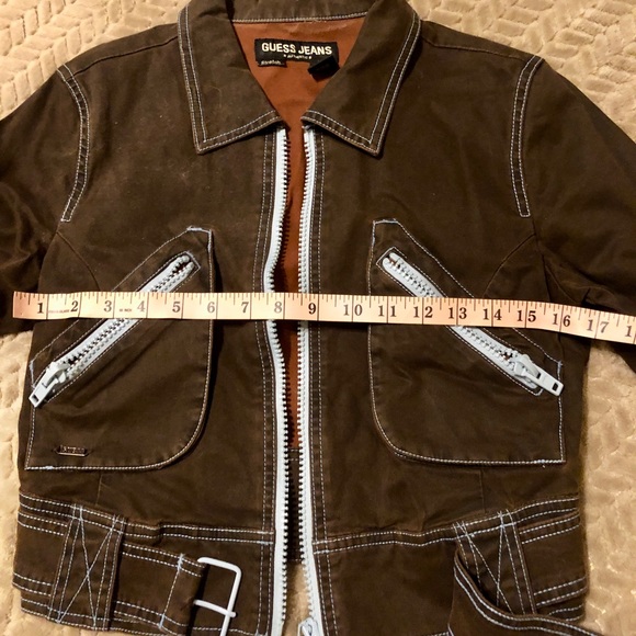 Guess Jeans Vintage Women’s Biker Jacket - Picture 13 of 14